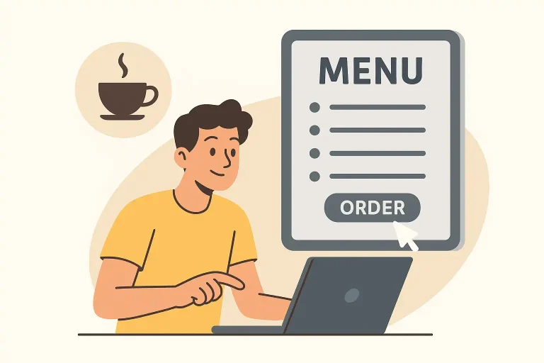 طراحی سایت کافی‌شاپ منوی آنلاین طراحی سایت رستوران