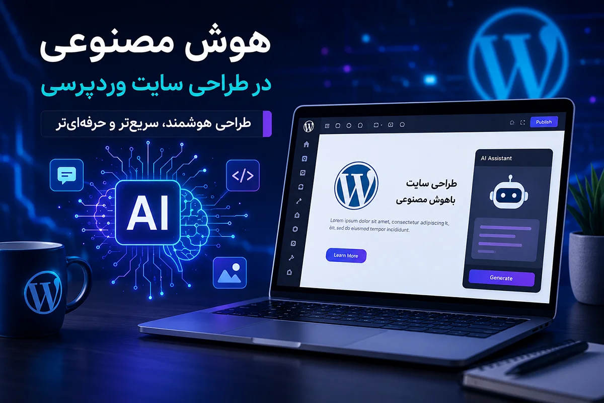 هوش مصنوعی در طراحی سایت وردپرسی و ساخت صفحات وب مدرن