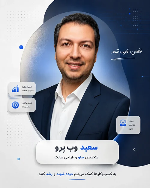 سعید هاشم پور طراح سایت وردپرسی و متخصص سئو